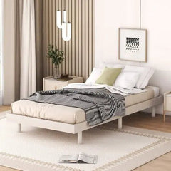 Bellemave® Twin Size Modern Design Floating Platform Bed Frame - Bellemave