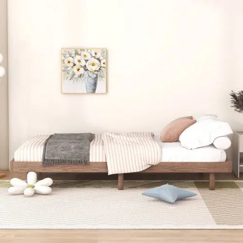 Bellemave® Twin Size Modern Design Floating Platform Bed Frame - Bellemave