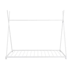 Bellemave® Twin Size Montessori Triangle Metal Floor Bed - Bellemave