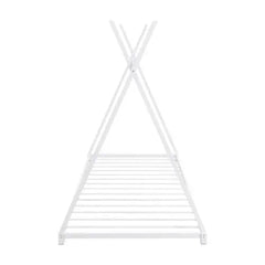 Bellemave® Twin Size Montessori Triangle Metal Floor Bed - Bellemave