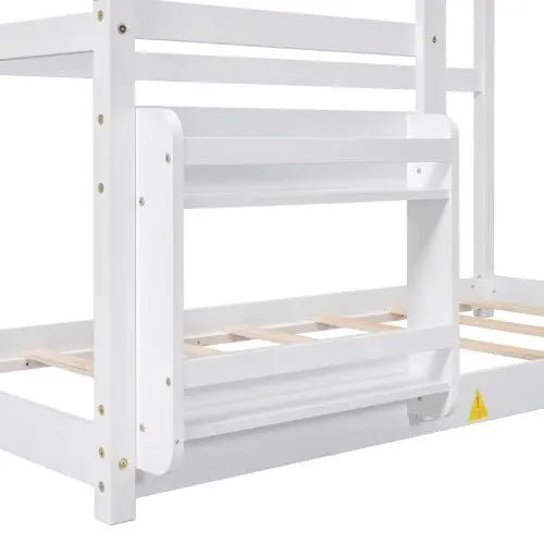 Bellemave® Twin Size Montessori Wooden Floor House Bed - Bellemave