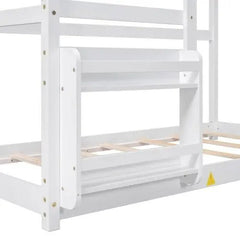 Bellemave® Twin Size Montessori Wooden Floor House Bed - Bellemave