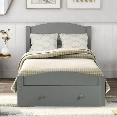 Bellemave® Twin Size Platform Bed with Storage Drawer - Bellemave