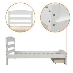 Bellemave® Twin Size Platform Bed with Storage Drawer - Bellemave