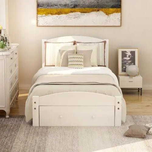 Bellemave® Twin Size Platform Bed with Storage Drawer - Bellemave