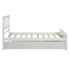 Bellemave® Twin Size Platform Bed with Trundle - Bellemave