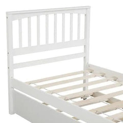 Bellemave® Twin Size Platform Bed with Trundle - Bellemave