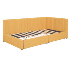 Bellemave® Twin Size Upholstered Daybed with 2 Drawers - Bellemave