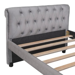Bellemave® Twin Size Velvet Upholstered Daybed with Drawers - Bellemave