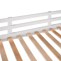Bellemave® Twin Size Wood Bunk Bed with Two Drawers - Bellemave