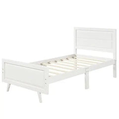 Bellemave® Twin Size Wood Platform Bed - Bellemave
