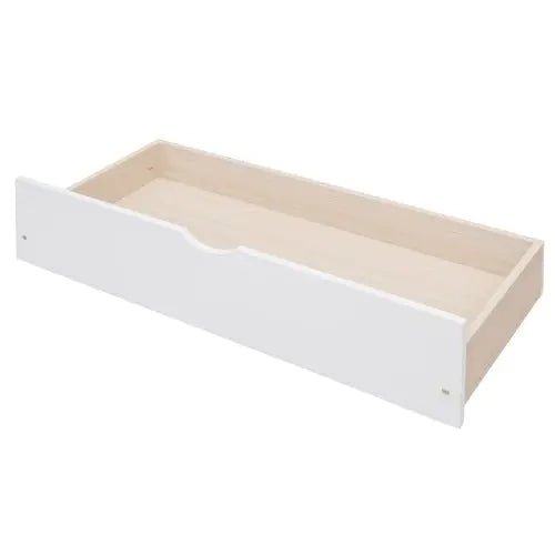Bellemave® Twin Size Wooden Bunk Bed with Ladder and 2 Drawers - Bellemave