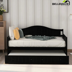 Bellemave® Twin Size Wooden Daybed with Trundle - Bellemave