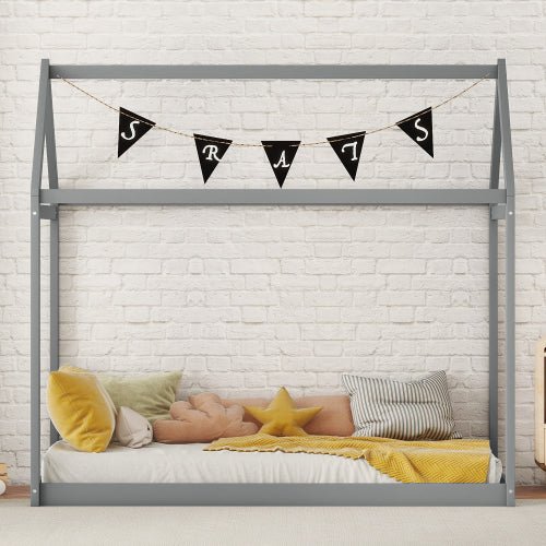 Bellemave Twin Size Wooden House Bed - Bellemave