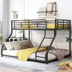 Bellemave® Twin XL over Queen Metal Floor Bunk Bed - Bellemave
