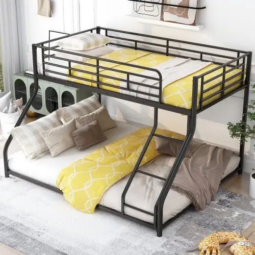 Bellemave® Twin XL over Queen Metal Floor Bunk Bed - Bellemave