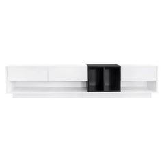 Bellemave® Two - tone media console for TVS up to 80 inches, functional TV cabinet with living room multi - purpose compartment - Bellemave