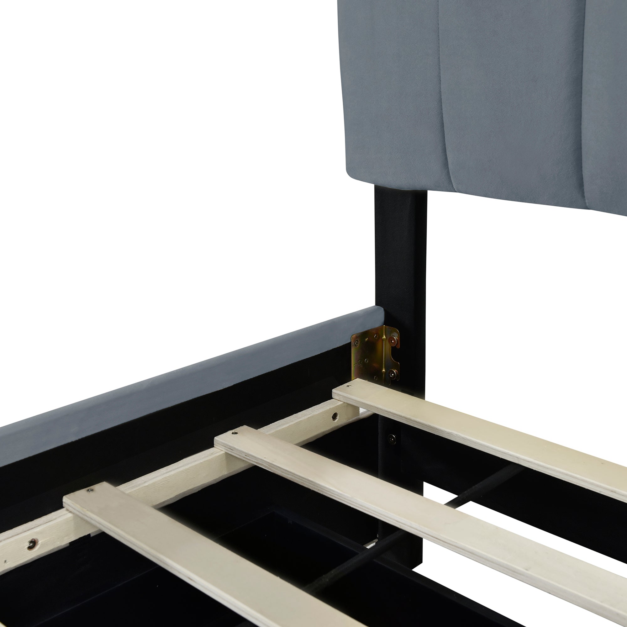 Bellemave Velvet Upholstered Platform Bed w/2 Drawers and 1 Twin XL Trundle - Bellemave