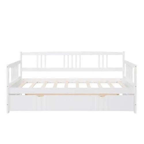 Bellemave® Wood Daybed Bed with Trundle - Bellemave
