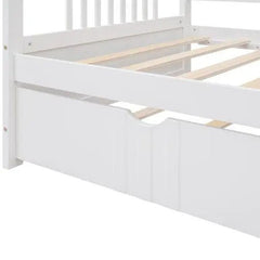 Bellemave® Wood Daybed Bed with Trundle - Bellemave