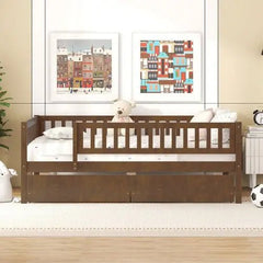 Bellemave® Wood Daybed with Two Drawers - Bellemave