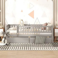 Bellemave® Wood Daybed with Two Drawers - Bellemave
