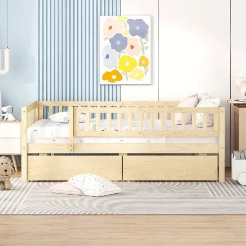 Bellemave® Wood Daybed with Two Drawers - Bellemave