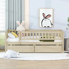 Bellemave® Wood Daybed with Two Drawers - Bellemave