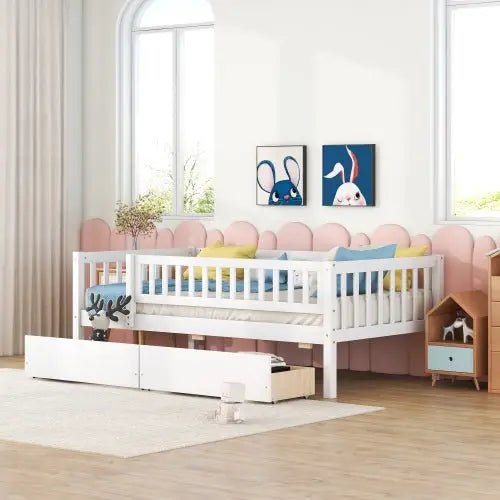 Bellemave® Wood Daybed with Two Drawers - Bellemave
