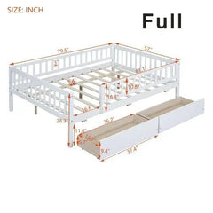 Bellemave® Wood Daybed with Two Drawers - Bellemave