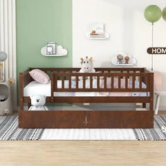 Bellemave® Wood Daybed with Two Drawers - Bellemave