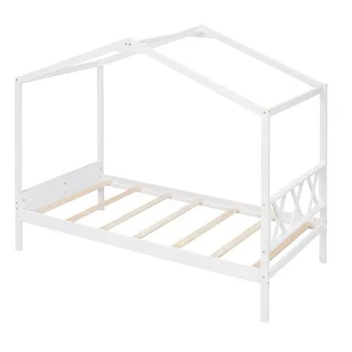 Bellemave Wood House Bed with Storage Space - Bellemave