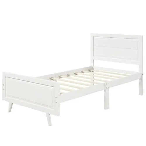 Bellemave Wood Platform Bed Twin Bed - Bellemave