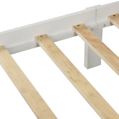 Bellemave® Wood Platform Bed with Headboard and Footboard - Bellemave