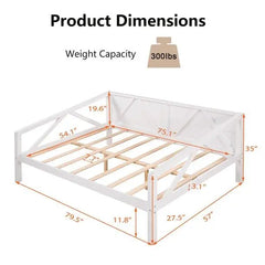 Bellemave Wood Slat Support Daybed - Bellemave