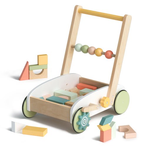 Bellemave Wooden Baby Walker with Building Blocks（Free shipping） - Bellemave