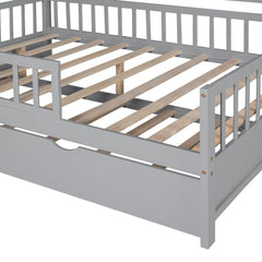 Bellemave Wooden House Bed with Trundle - Bellemave