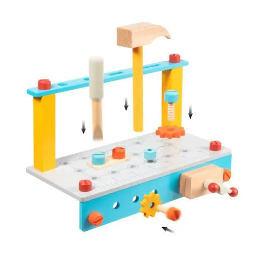 Bellemave Wooden Play Tool Workbench Set for Kids Toddlers（Free shipping） - Bellemave