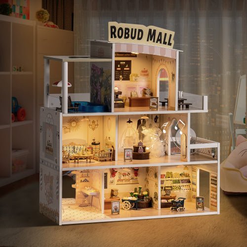 Bellemave Wooden Shopping Mall Dollhouse（Free shipping） - Bellemave
