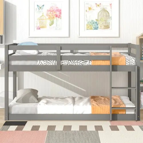 Bellemave Wooden Twin Over Twin bunk bed - Bellemave